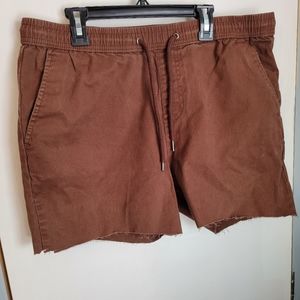 Cutoff Drawstring Shorts